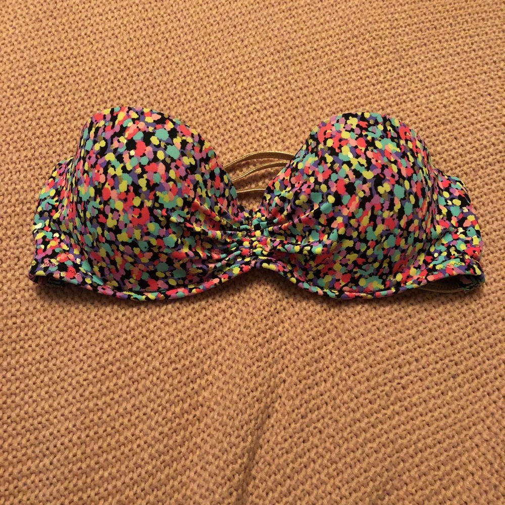 Victoria secret strapless bathing suit top